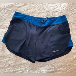 Patagonia Women’s Nine Trails Unlined Shorts Navy Blue XS